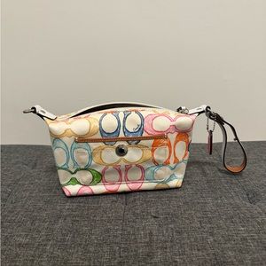 Coach multicolored purse vintage